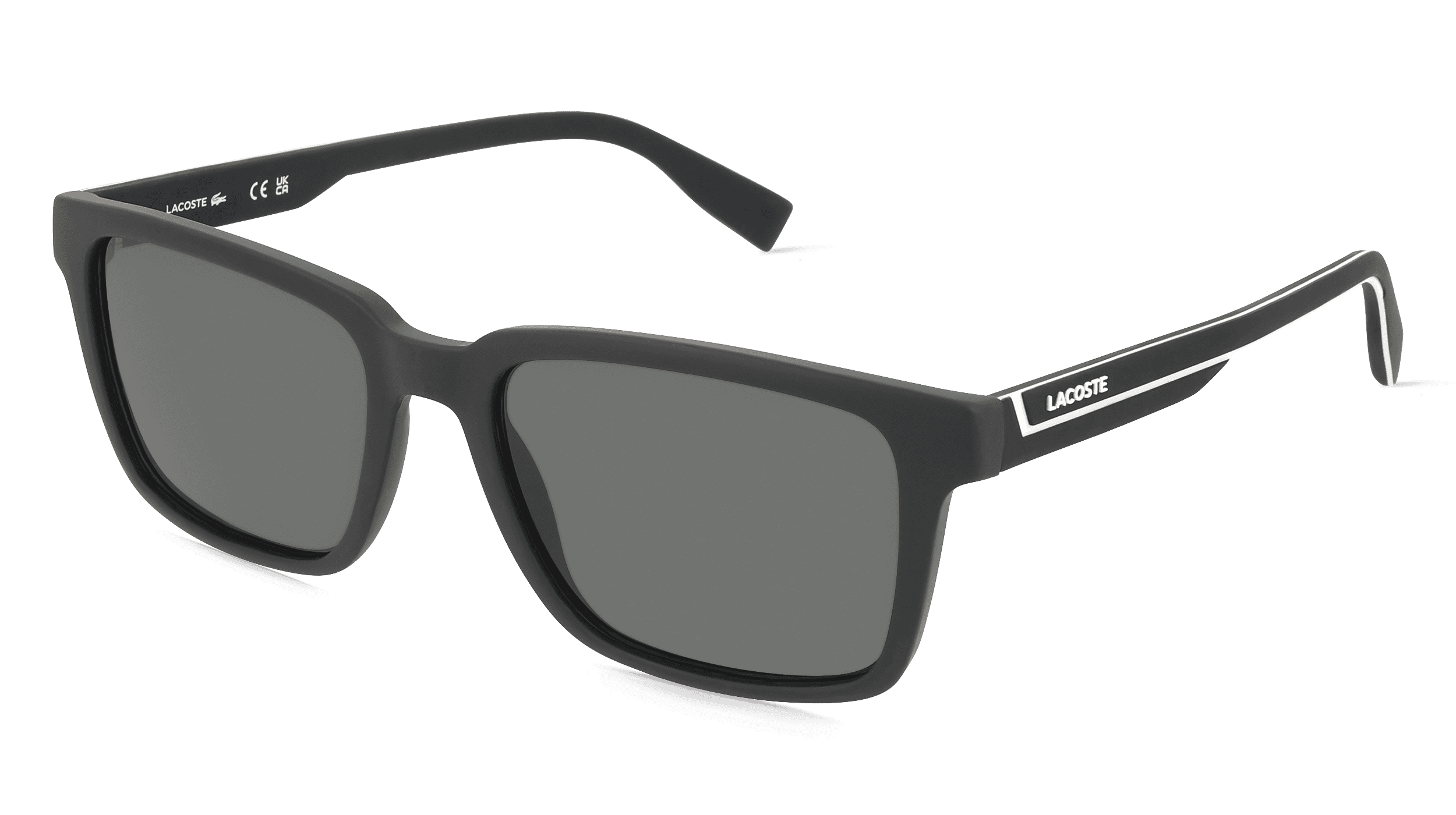 Lacoste L6032S Unisex Zonnebril, zwart mat