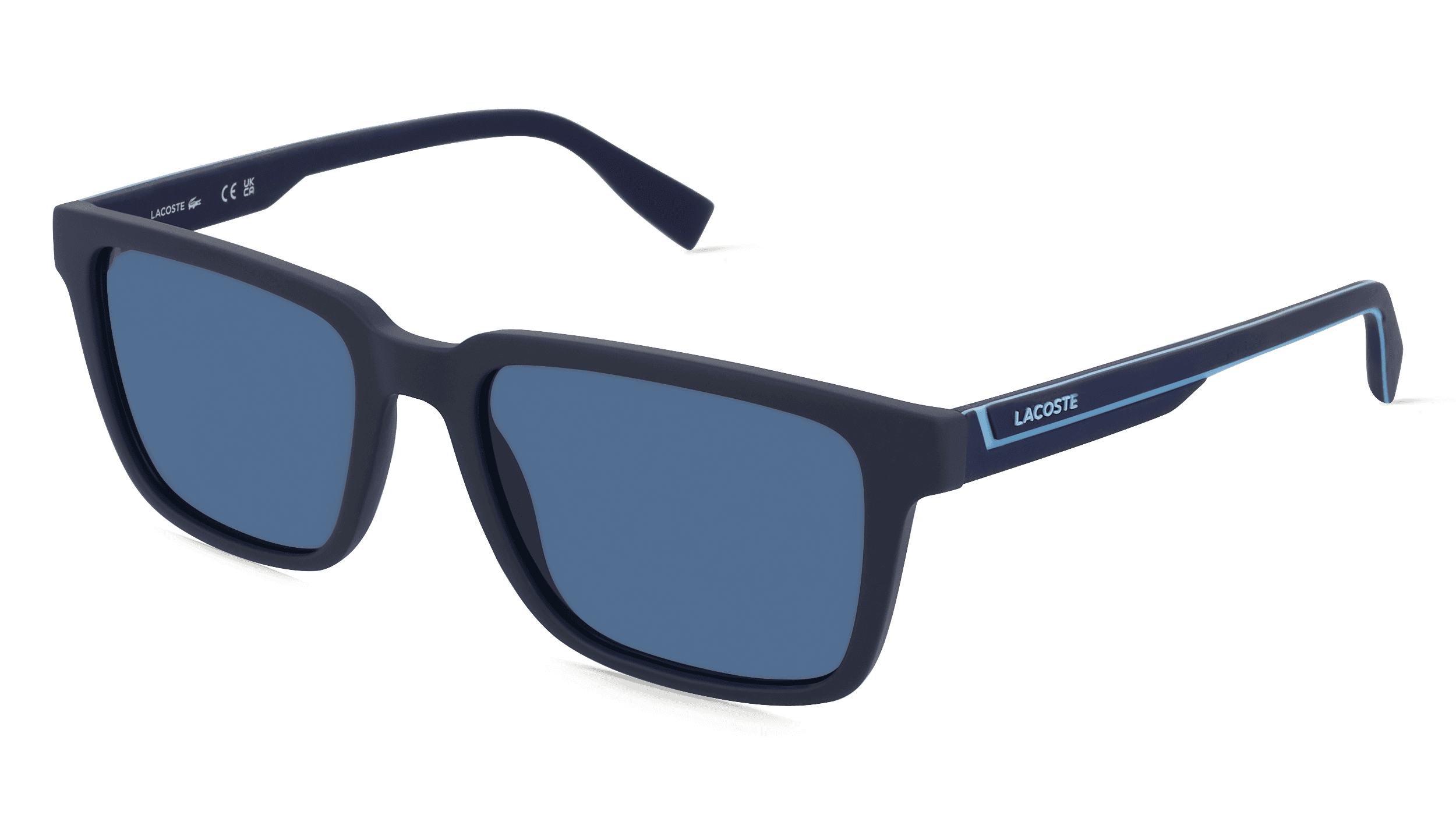 Lacoste L6032S Unisex Zonnebril, blauw mat