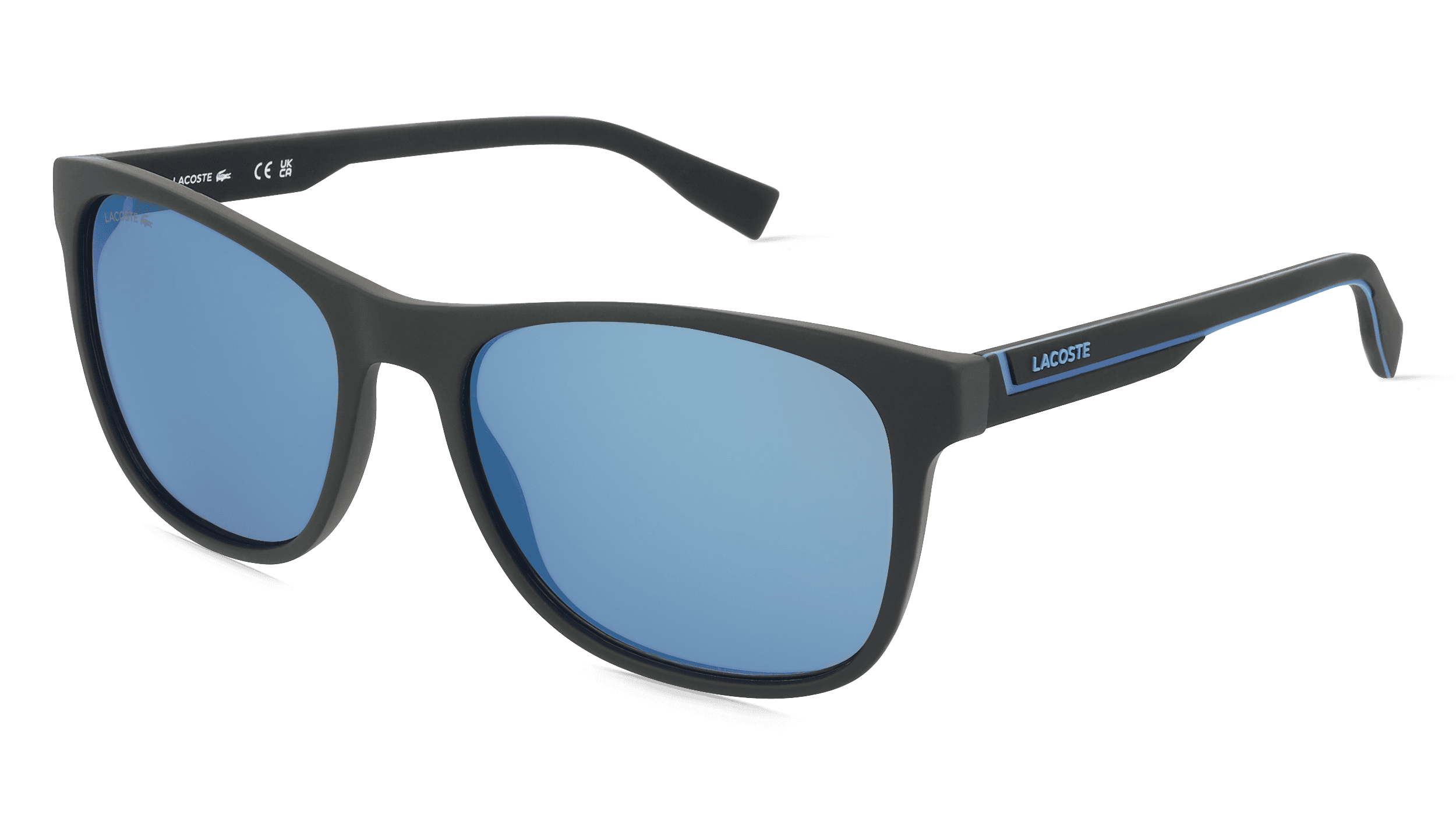 Lacoste L6031S Unisex Zonnebril, zwart mat