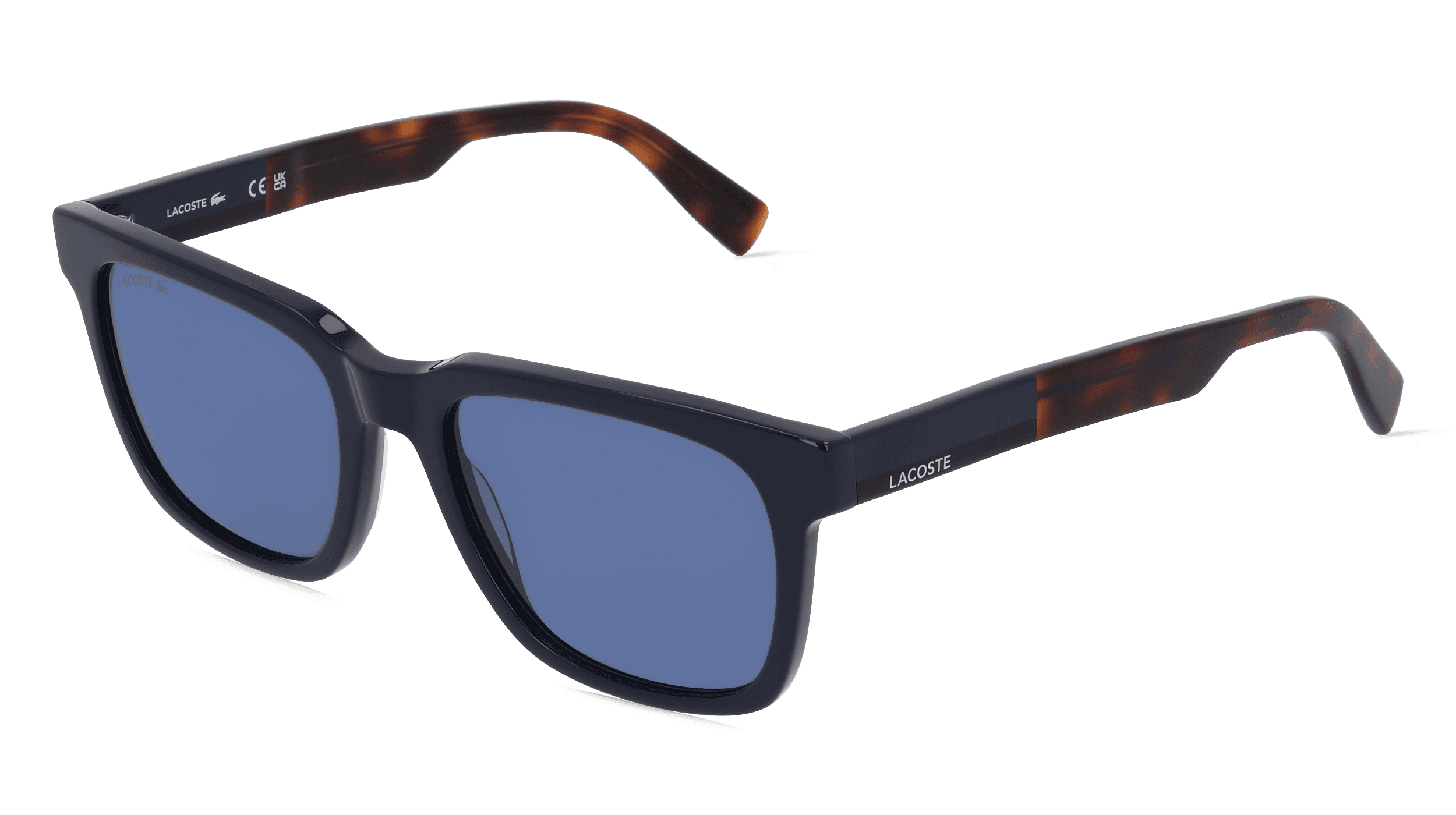 Lacoste L996S Unisex Zonnebril, Blauw glanzend
