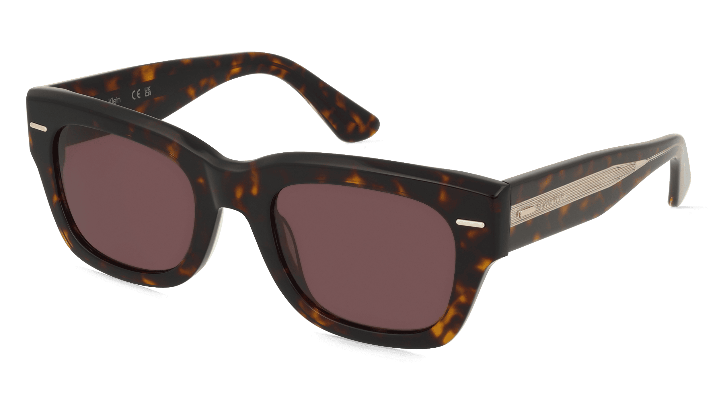 Calvin Klein CK23509S Unisex Zonnebril, Havanna donker