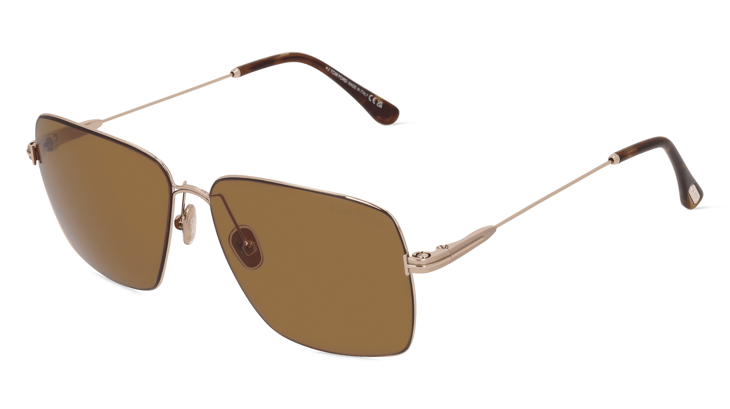 Tom Ford FT0994 PIERRE-02 Unisex Zonnebril, Goud glanzend