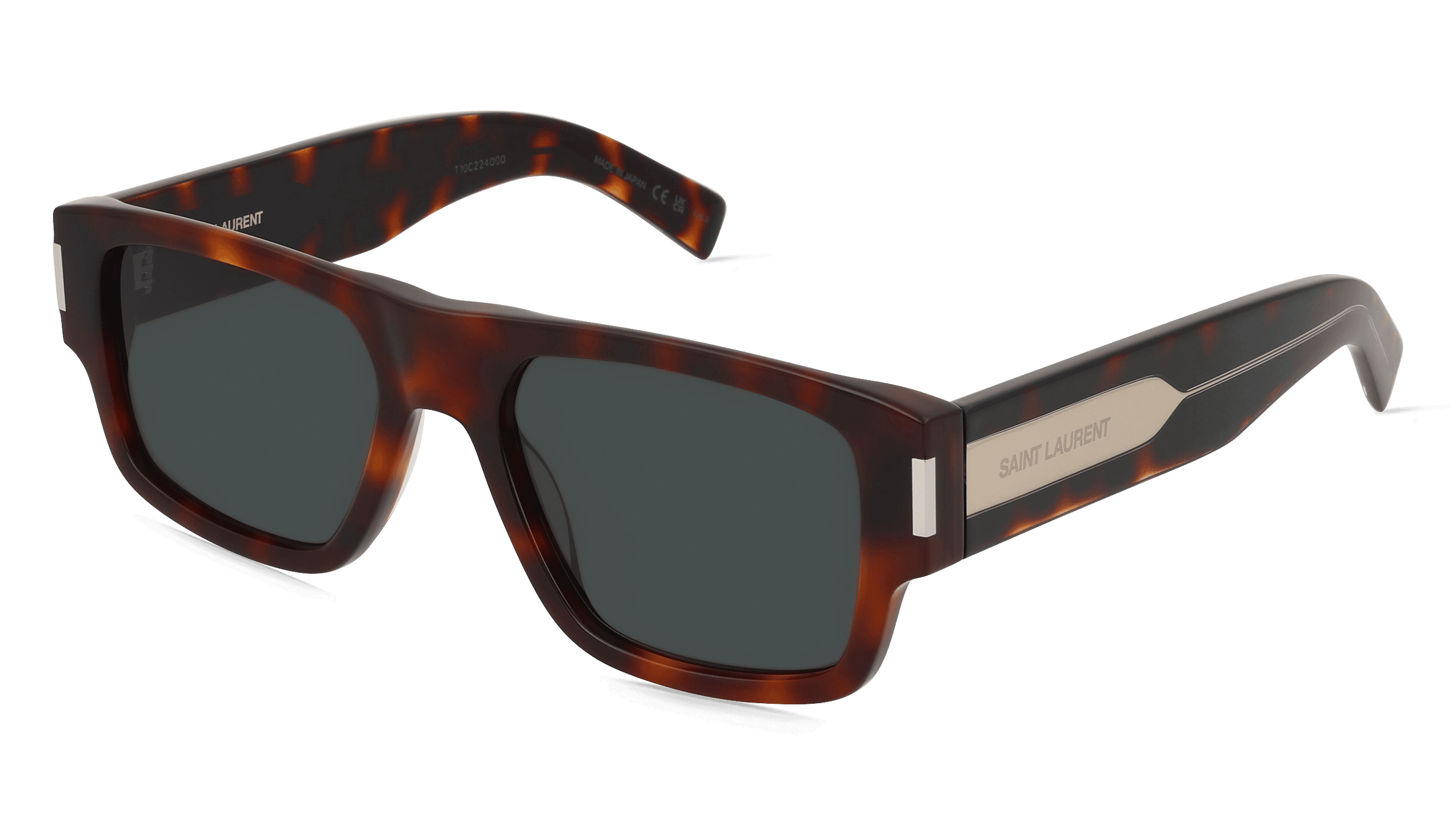 Saint Laurent SL659 Unisex Zonnebril, havana crystal