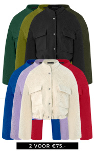 Jurkjes Deal Bomber Jasjes Bouclé Celine