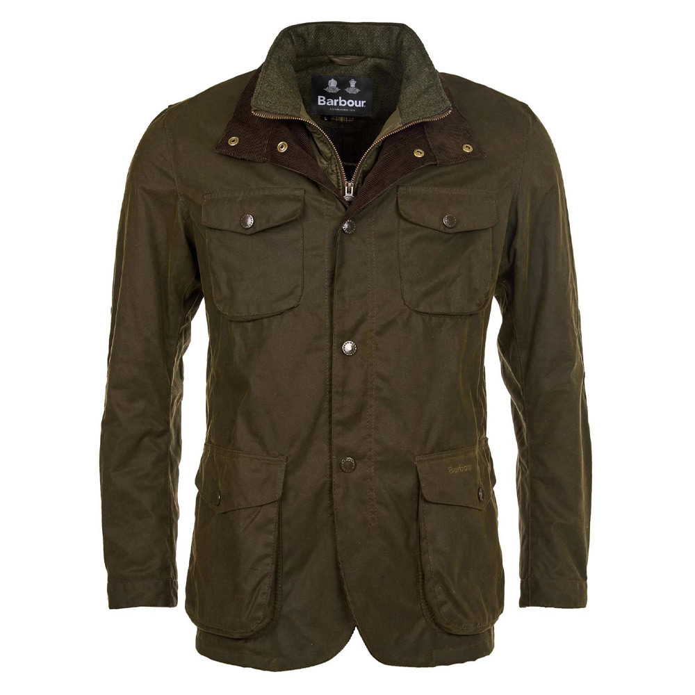 Barbour Heren Waxjas Ogston Olive