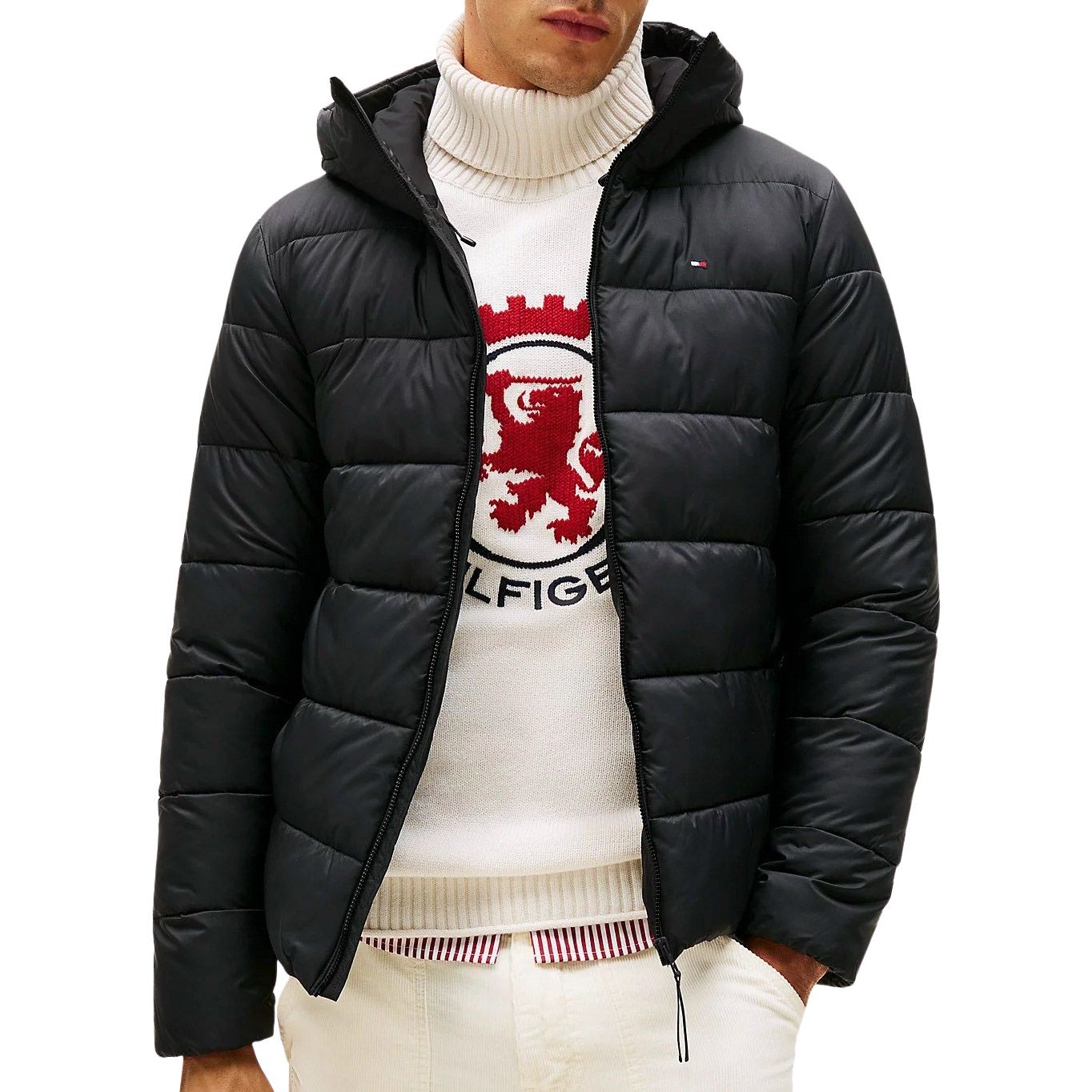 Tommy Hilfiger Hooded Puffer Winterjas Heren