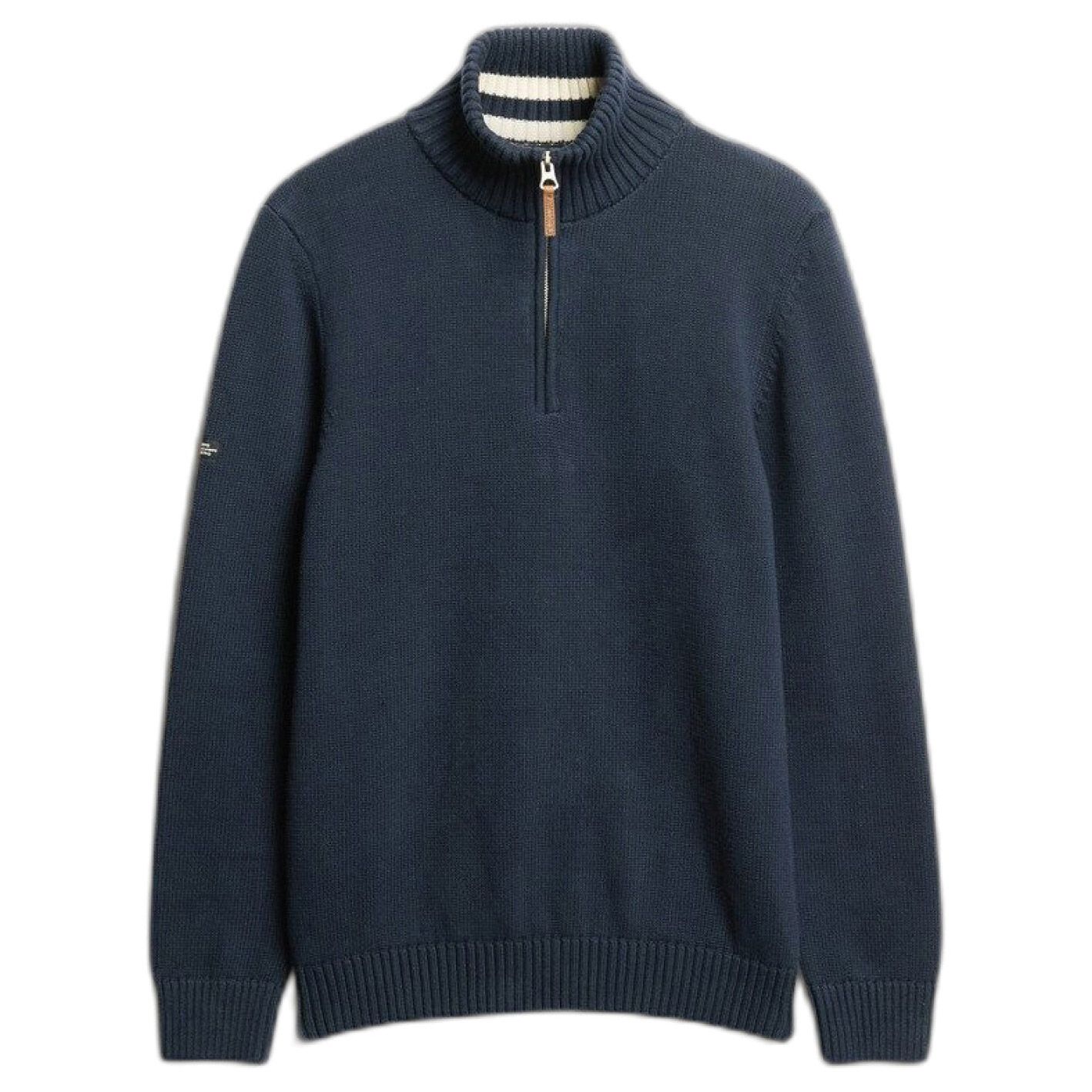 Superdry Cotton Knit Henley Trui Heren