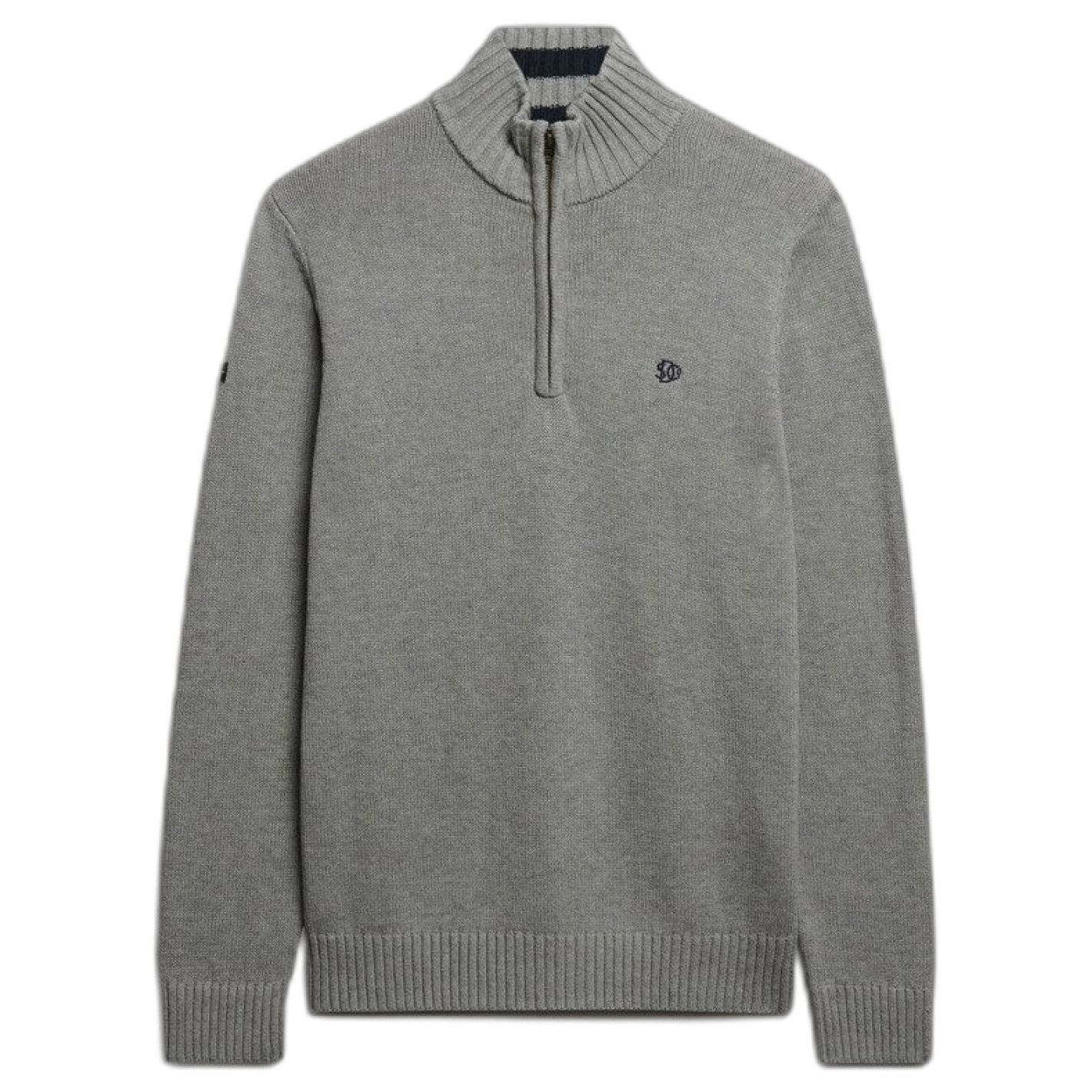 Superdry Cotton Knit Henley Trui Heren