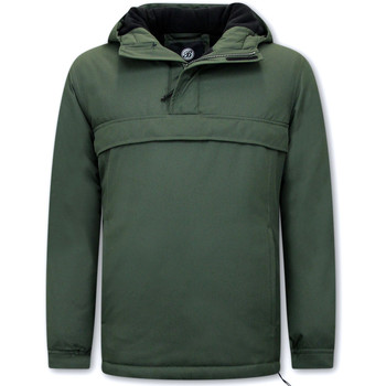 Beluomo Blazer  Jas Over Je Hoofd Anorak WinterJas