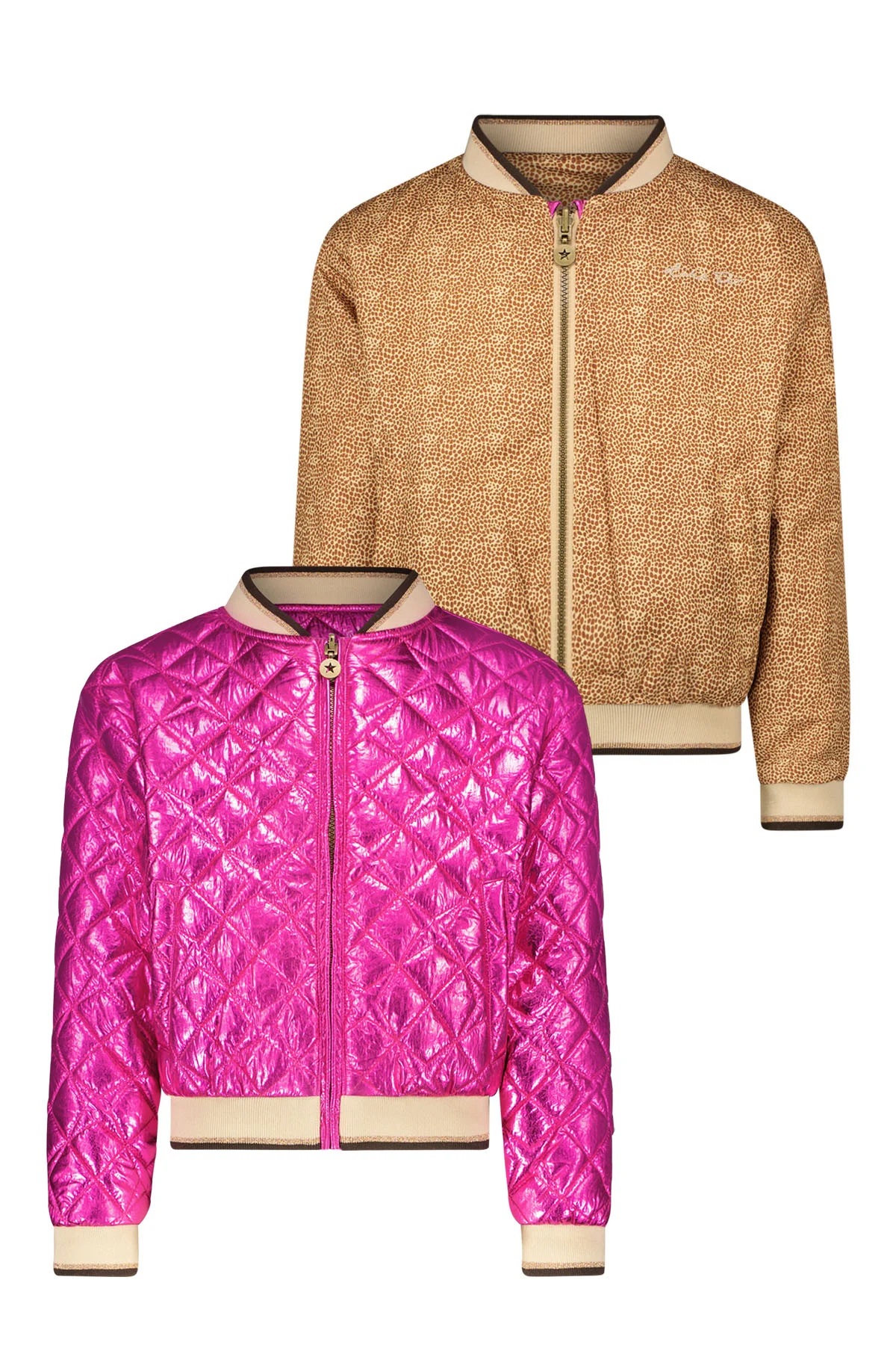 Like Flo Zomer reversibel zomerjas meisjes - amber