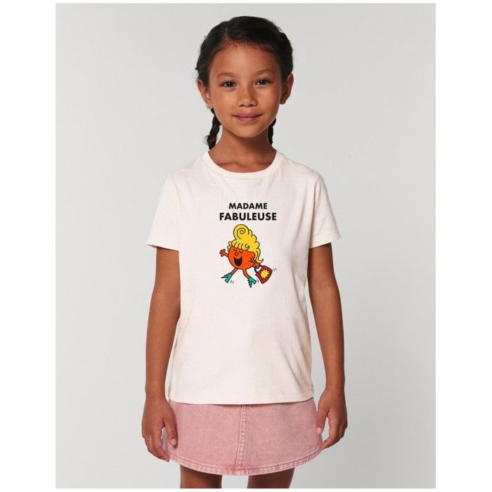 MANI TEXTILE Monsieur Madame - TSHIRT FILLE MADAME FABULEUSE 10 ans