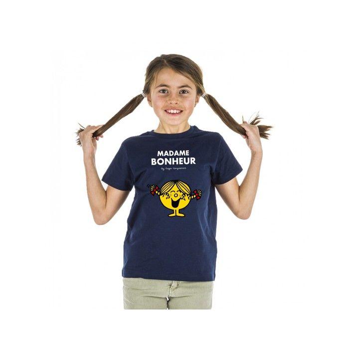 MANI TEXTILE Monsieur Madame - T-shirt fille  madame bonheur  2A