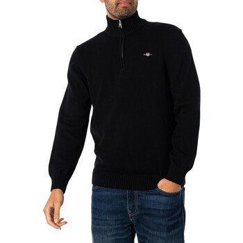 Gant Fleece Jack  Casual katoenen sweatshirt met halve rits