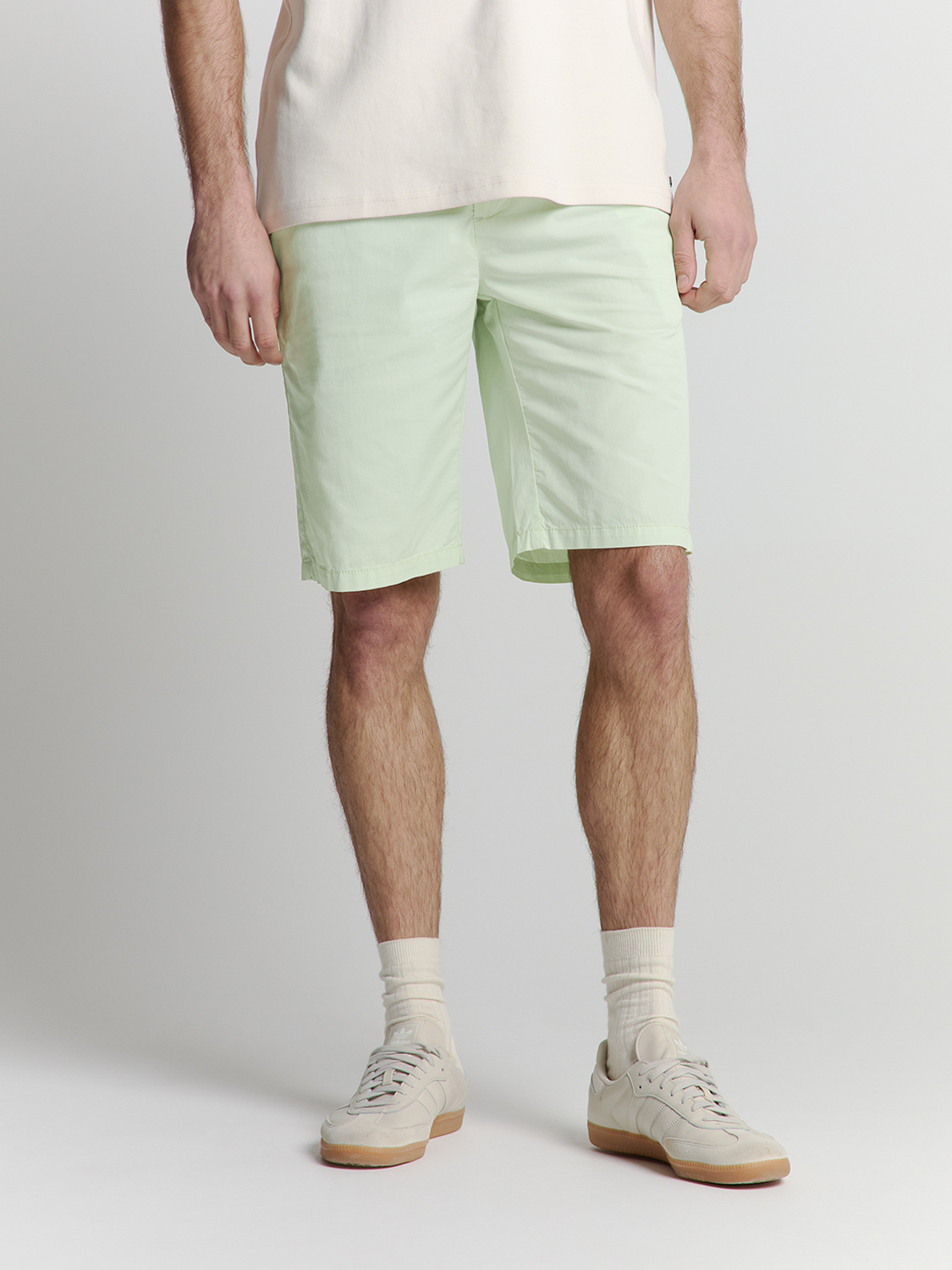 No Excess Short Chino Garment Dyed Light Weight Stretch Mint 