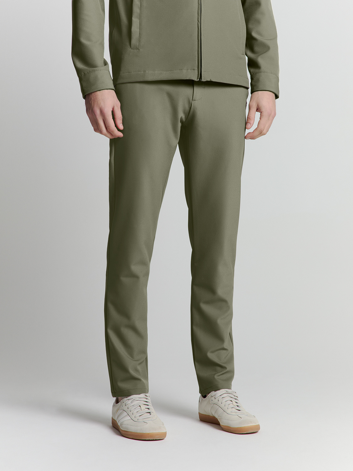 No Excess Pants Chino 4-Way Stretch Sedoc Light Army 