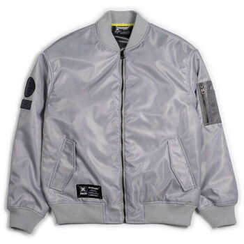Munich Leren Jas  Bomber blow silver streetwear 2507282 Plata