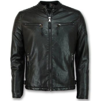 Local Fanatic Leren Jas  Imitatie Leren Jas Biker Jack
