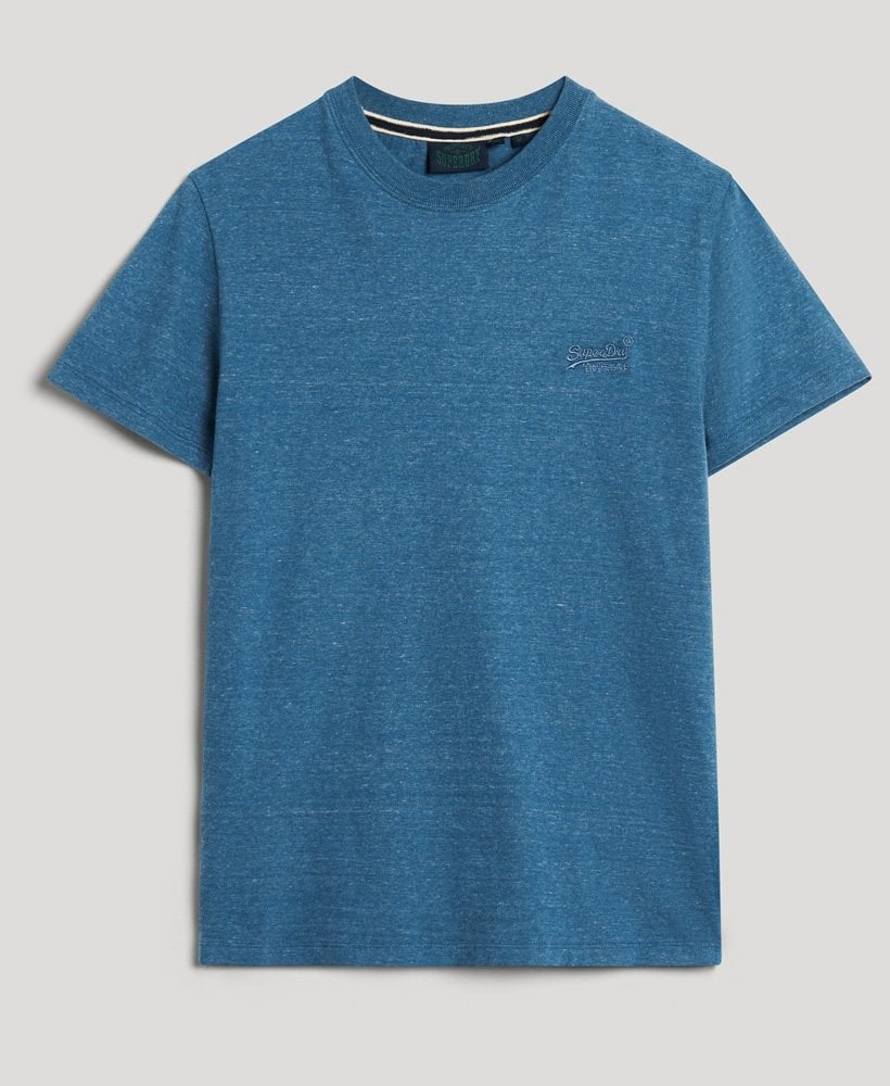 Superdry Organic Cotton Essential Logo T-Shirt Alaskan Bluearl 