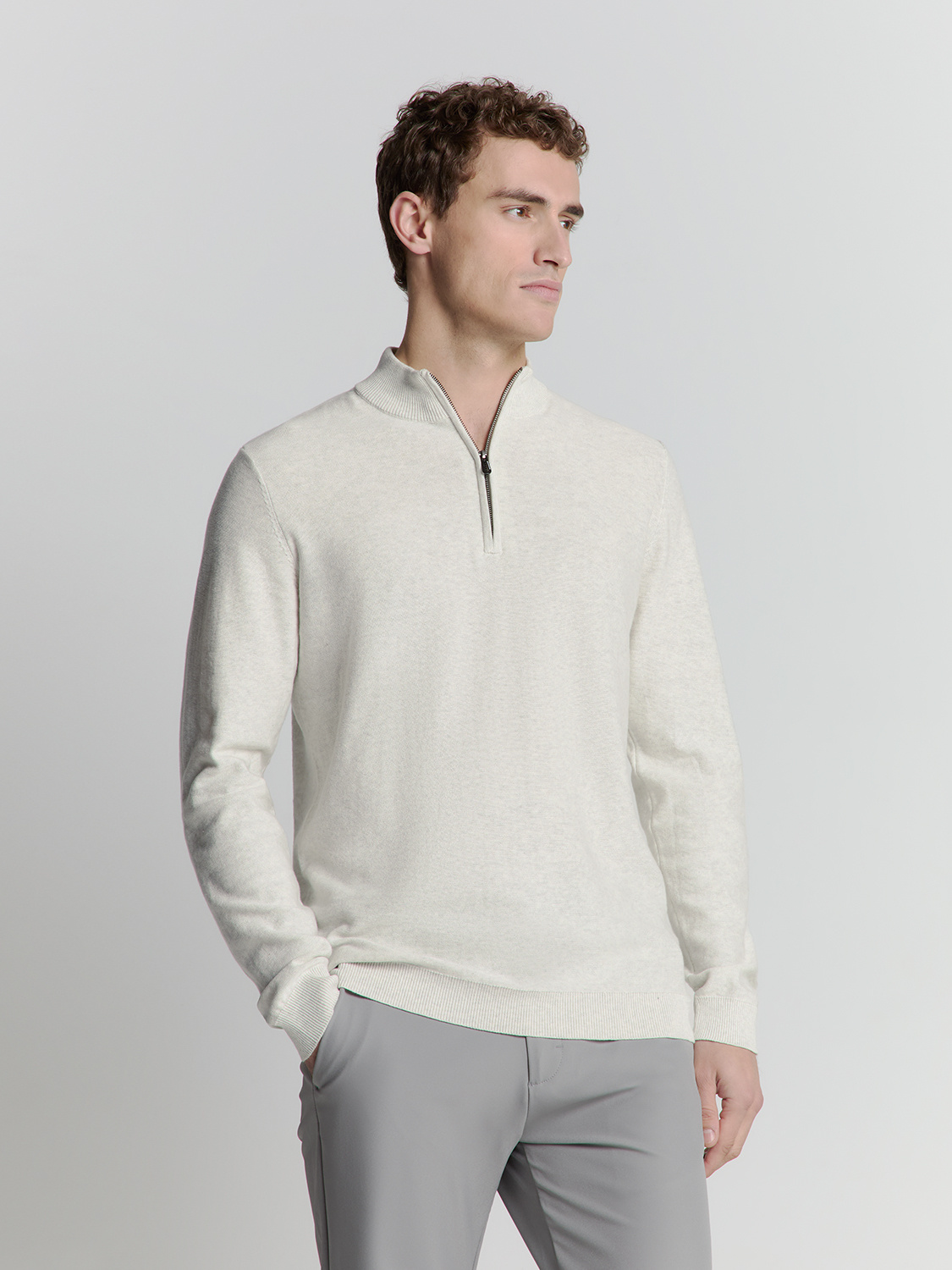 No Excess Pullover Half Zip Melange Kit 