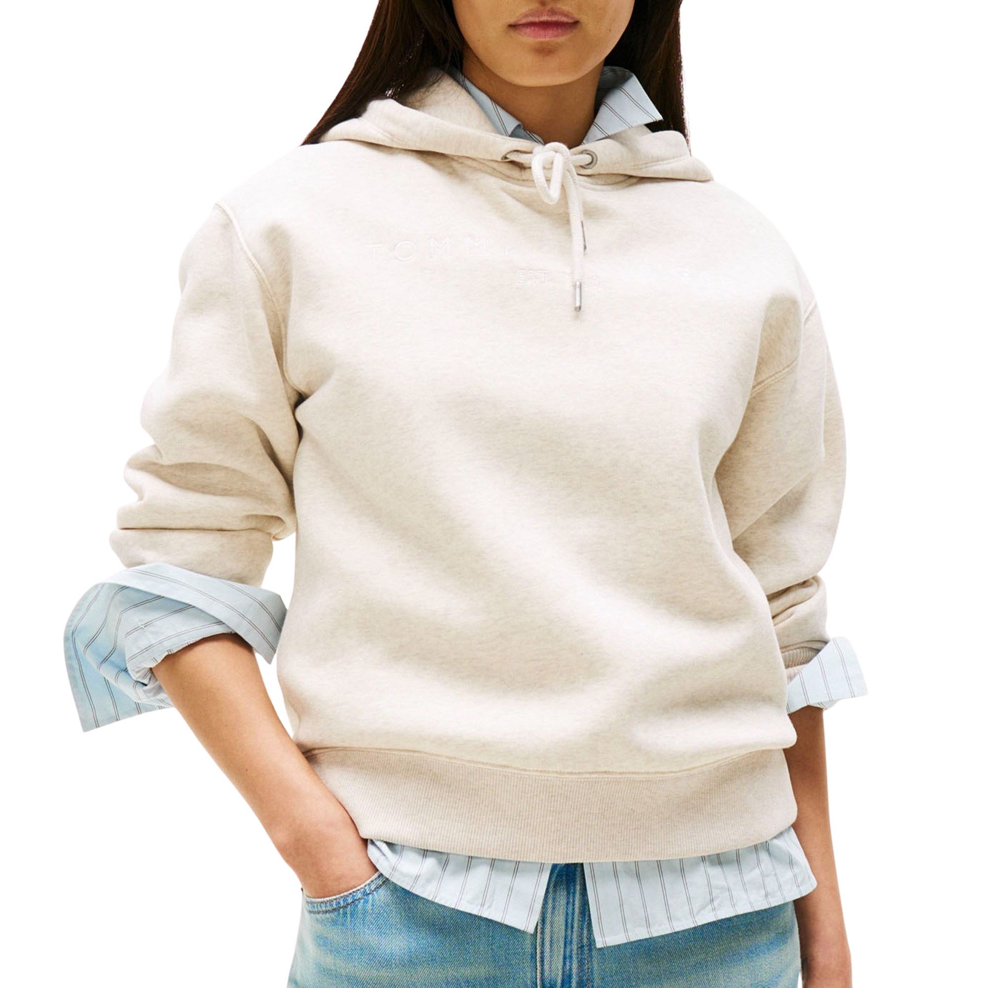 Tommy Hilfiger Modern Regular Corp Logo Hoodie Dames