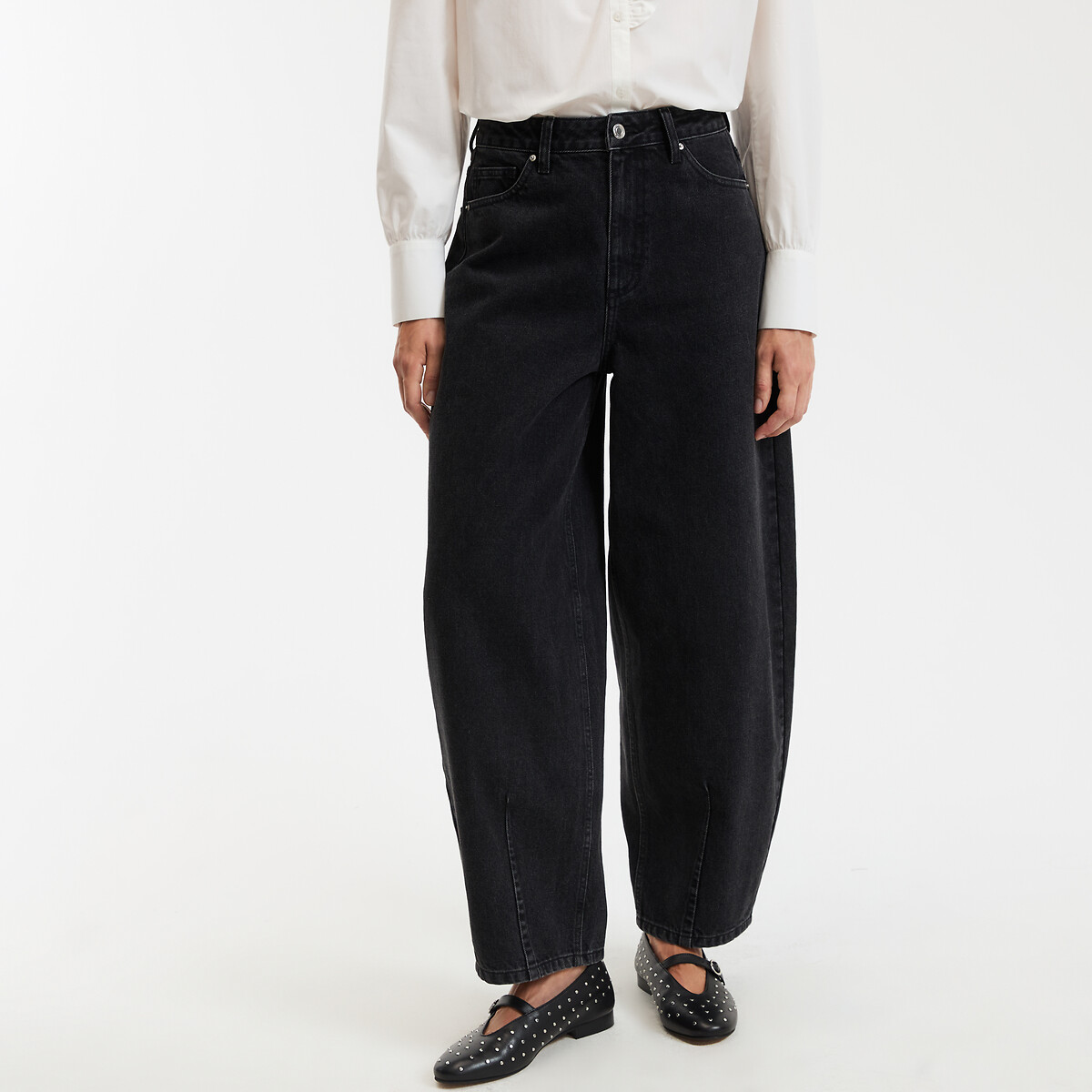 LA REDOUTE COLLECTIONS Losse, afgeronde ballonjeans