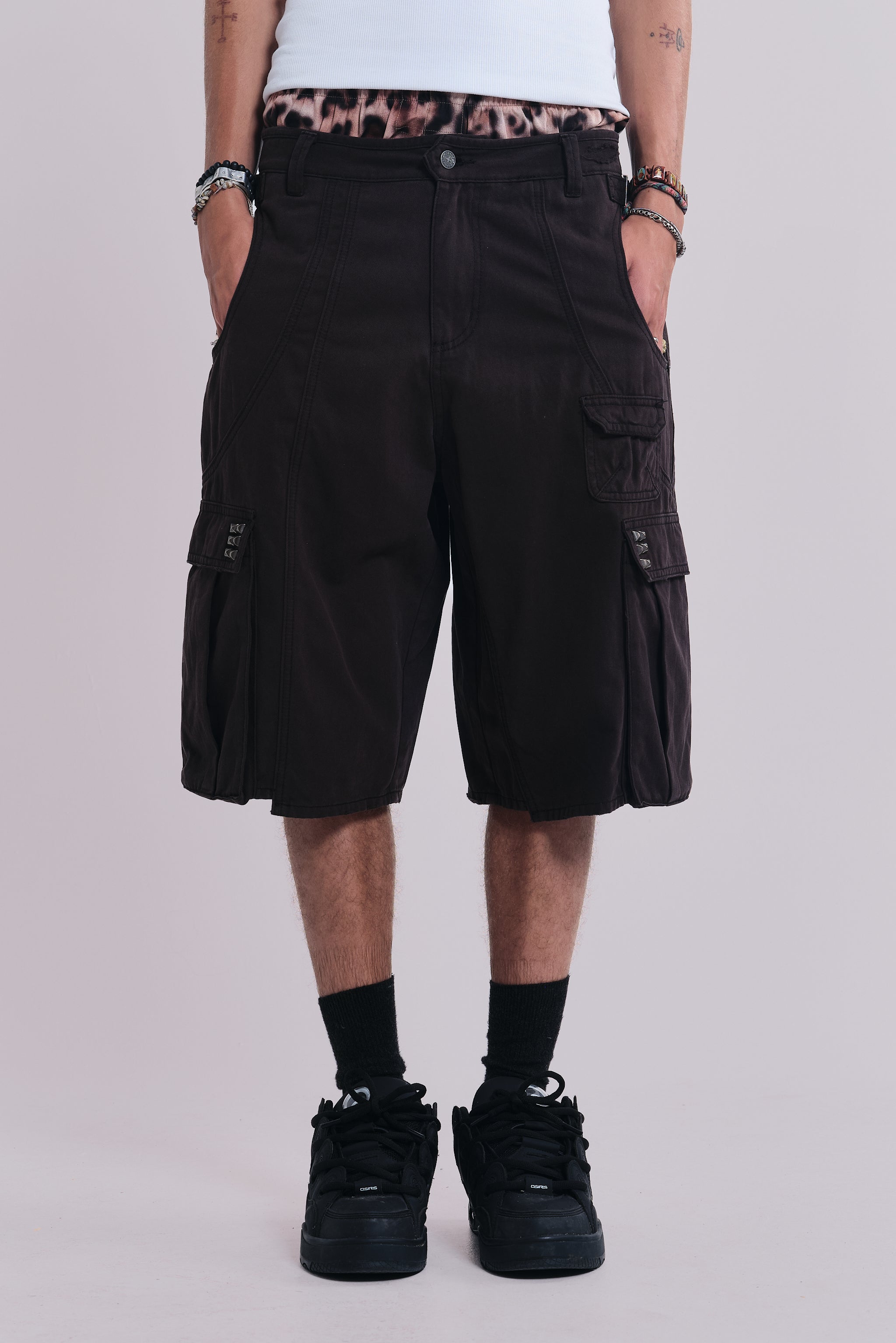Jaded Man Arc Cargo Shorts