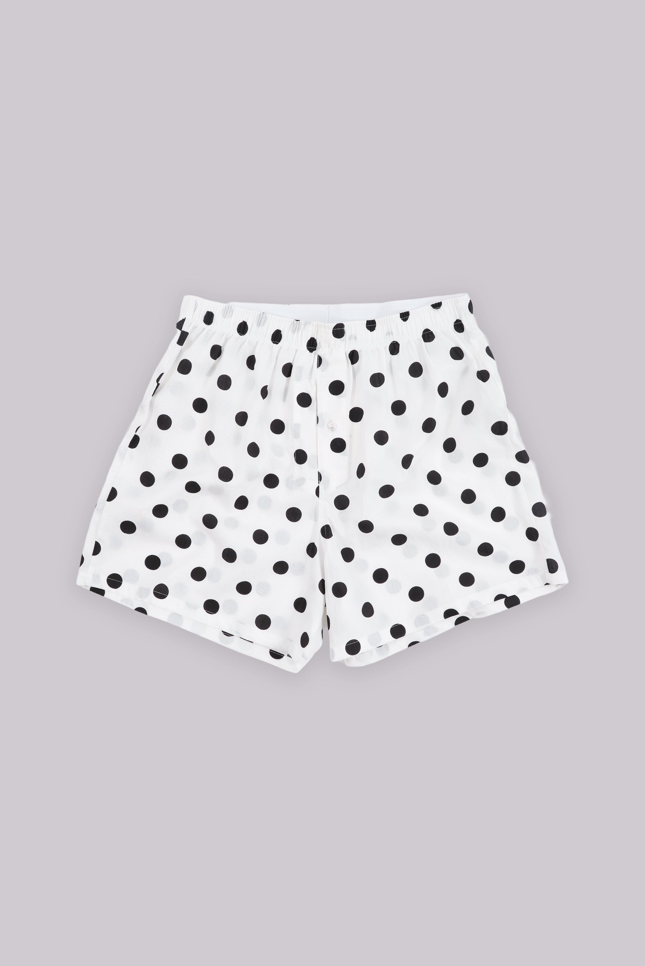 Jaded Man White Polka Boxers
