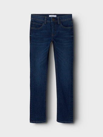 Name it winter jeansbroek jongens - blauw - slim fit - NkmSilas