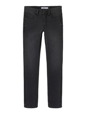Name it winter jeansbroek jongens - grijs - slim fit - NkmSilas