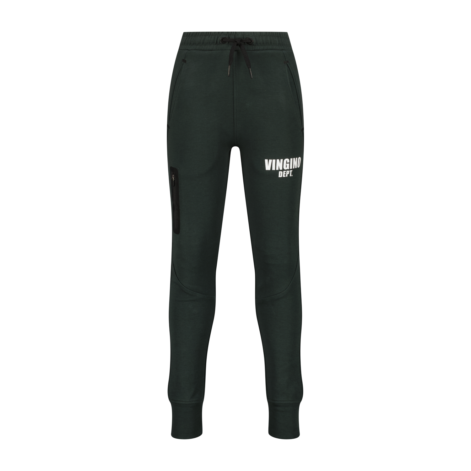 Vingino winter broek jongens - donker groen - Solay - skinny fit