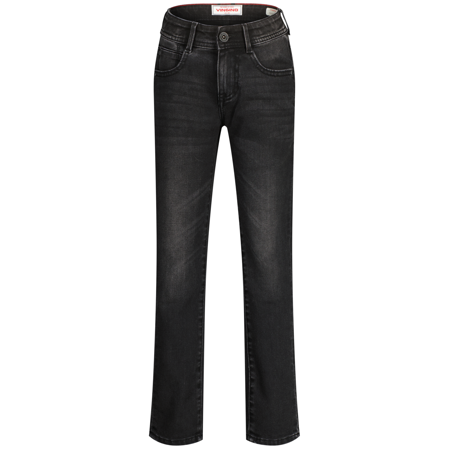 Vingino winter jeansbroek jongens - zwart - Apache icon - skinny fit