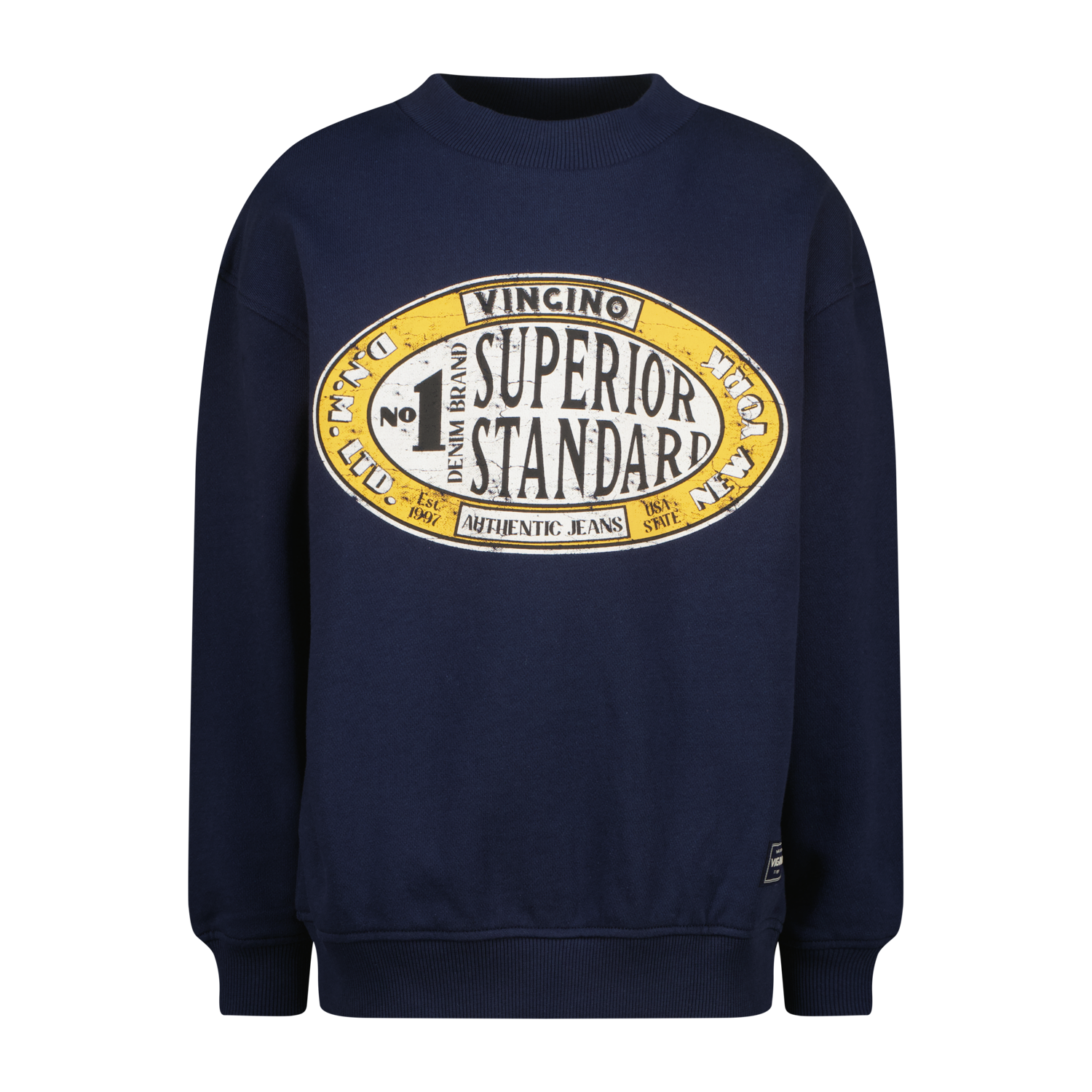 Vingino winter sweater jongens - donker blauw - Noar - oversized fit
