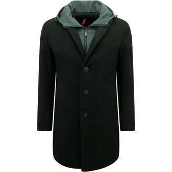 Enos Parka Jas  E Getailleerde Mantel Capuchon