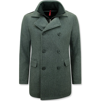 Enos Parka Jas  Klassieke Mantel Halflang
