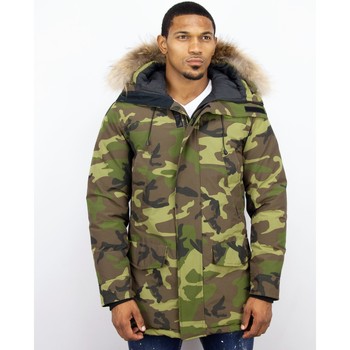 Y Chromosome Parka Jas  Lange Parka Jas Bontkraag