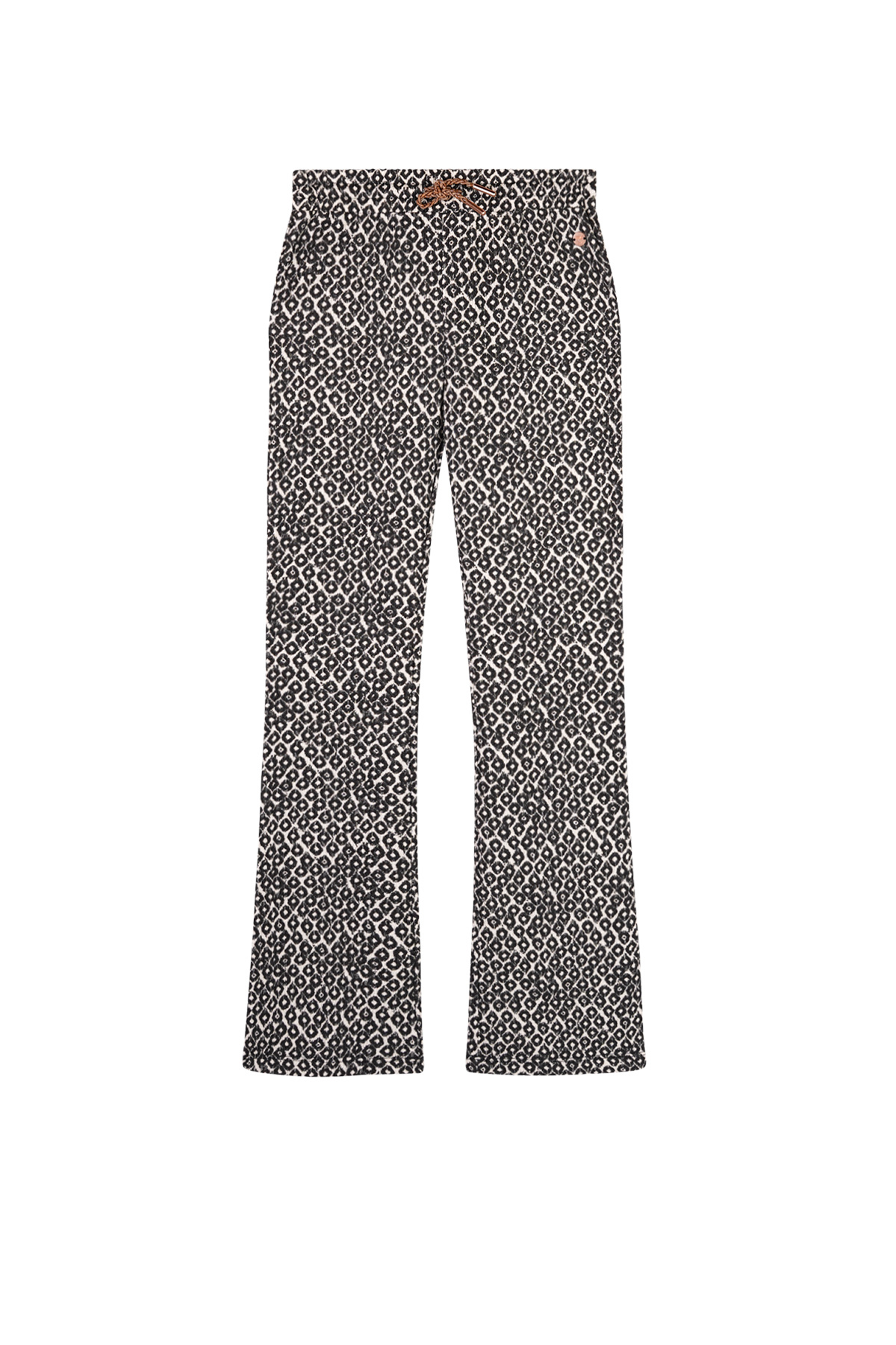 NoNo zomer flair broek meisjes - ivoor wit - Ikat AOP - Sady
