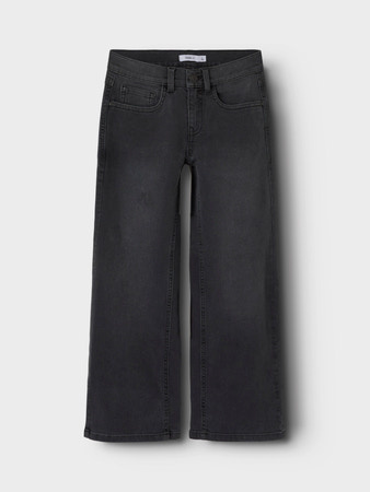 Name it winter jeansbroek meisjes - grijs - wide leg fit - NkfRose
