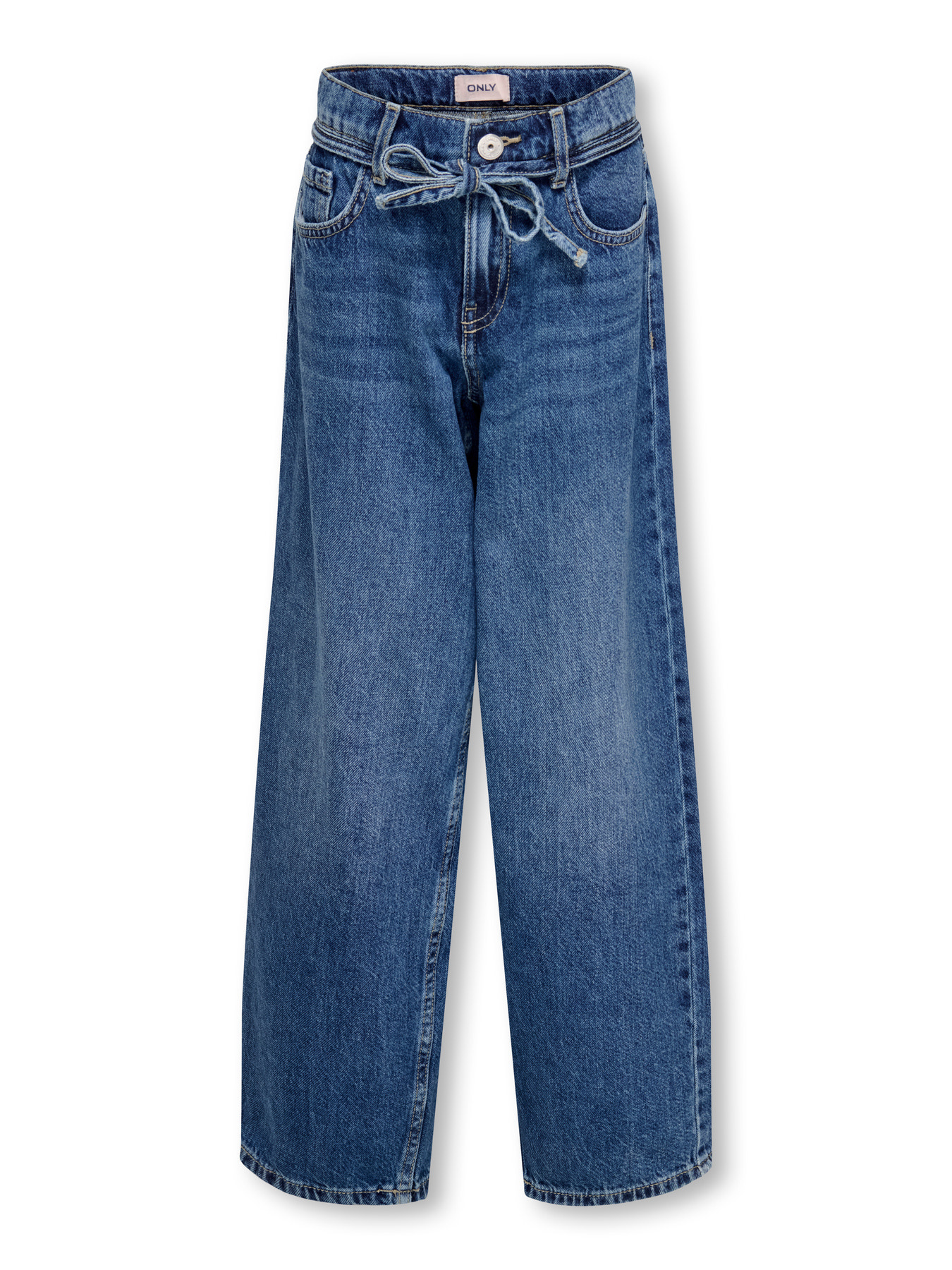 Kids ONLY winter jeansbroek meisjes - blauw - KogGianna - balloon fit