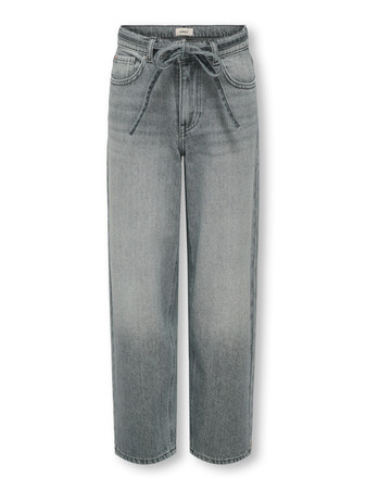 Kids ONLY winter jeansbroek meisjes - grijs - KogGianna - balloon fit