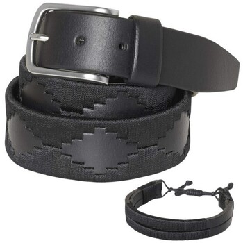 Pelpe Riem  POLO Negro Cinturón argentino FBM Negro