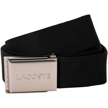 Lacoste Riem  Gegraveerde gespgeweven riem