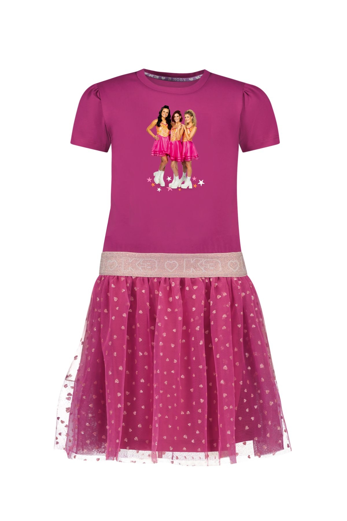 B.Nosy zomer jurk meisjes - K3 - fuchsia - Dya