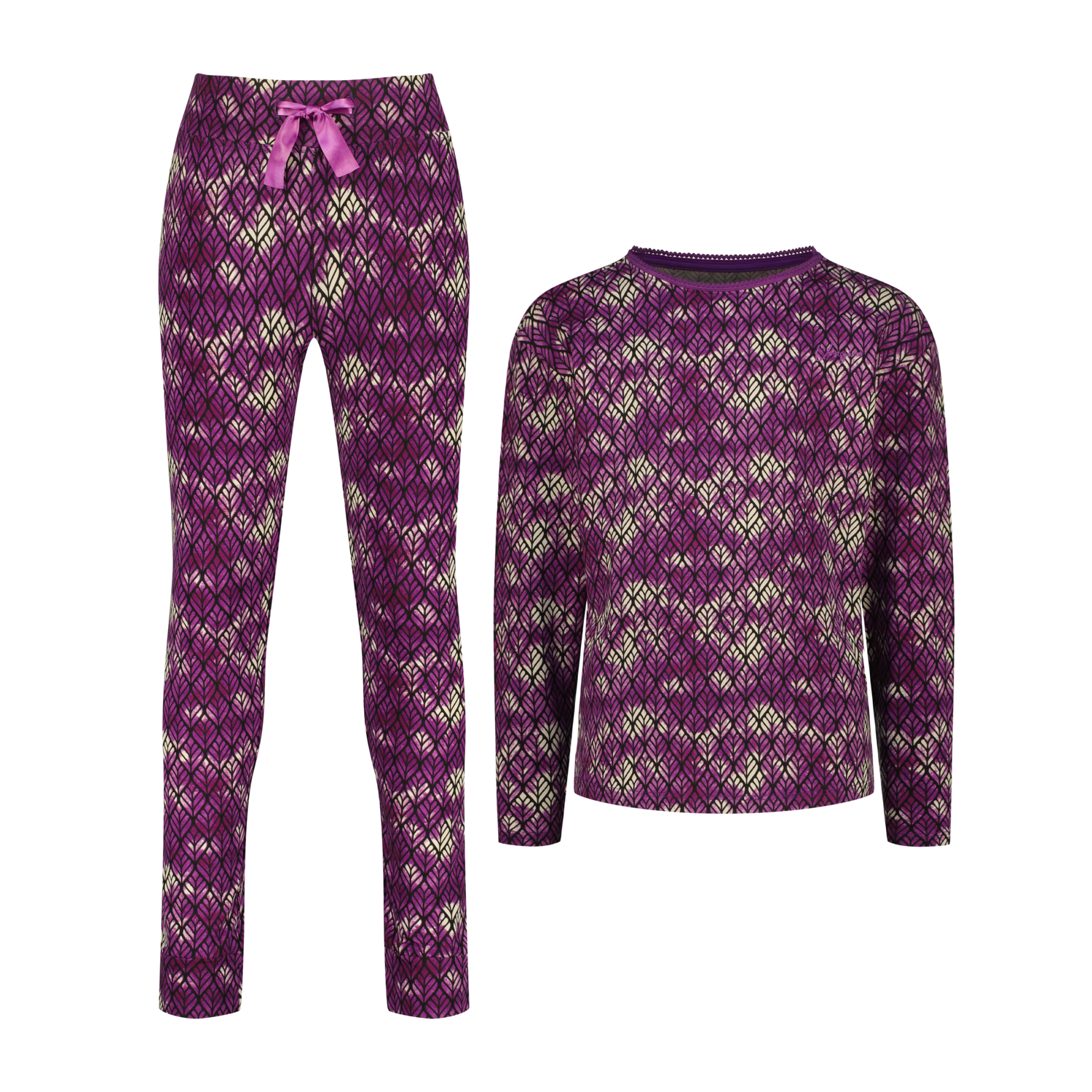 Vingino winter pyjama meisjes - paars - Wayra - comfort fit