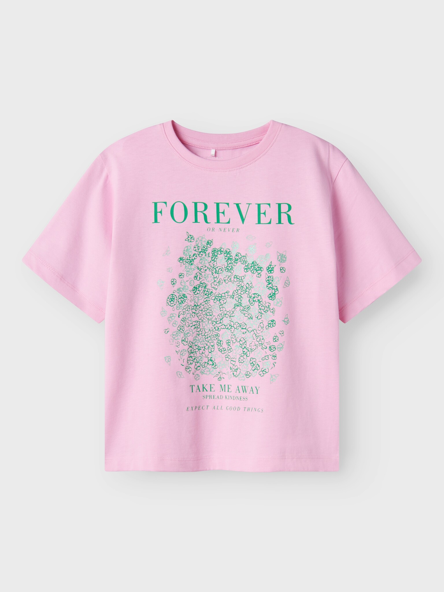 Name it zomer top meisjes - roze - Nkfdask