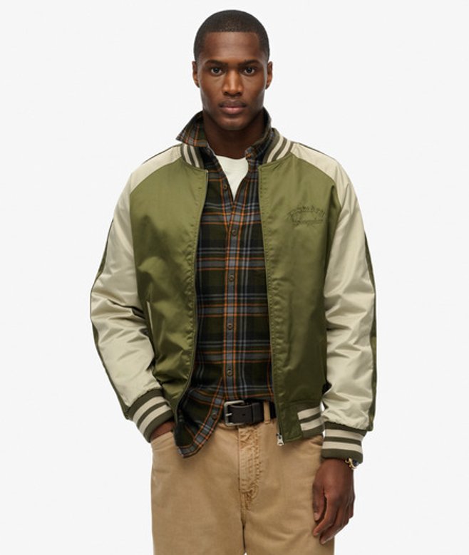 Superdry Souvenir Bomberjack Green