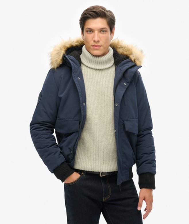Superdry Everest Bomberjack Blauw