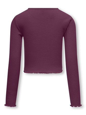 Kids ONLY winter top meisjes - paars - KogNella - stretch fit, longsleeve