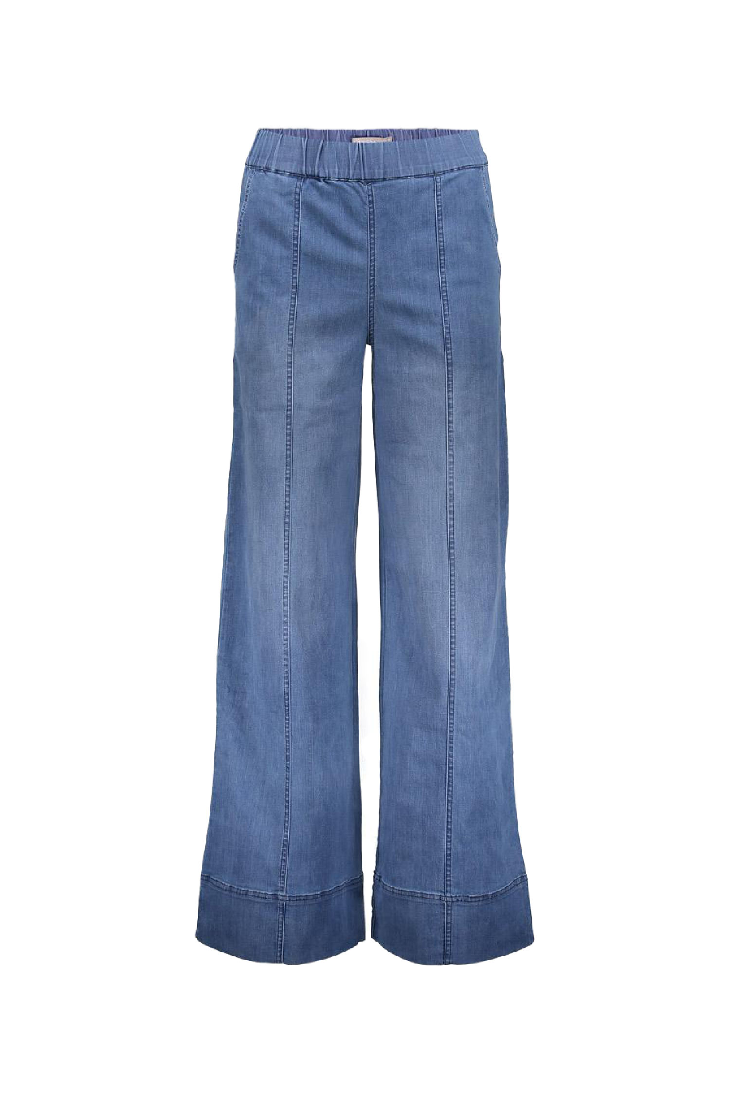 Geisha 51012-10 jeans wide elastic waist