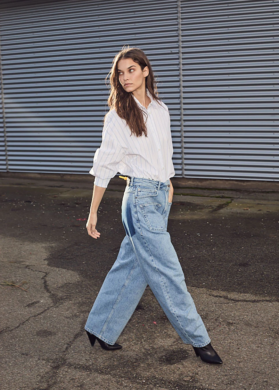 Haute L'Amitié Haute l’amitié flip waist pocket tall jeans