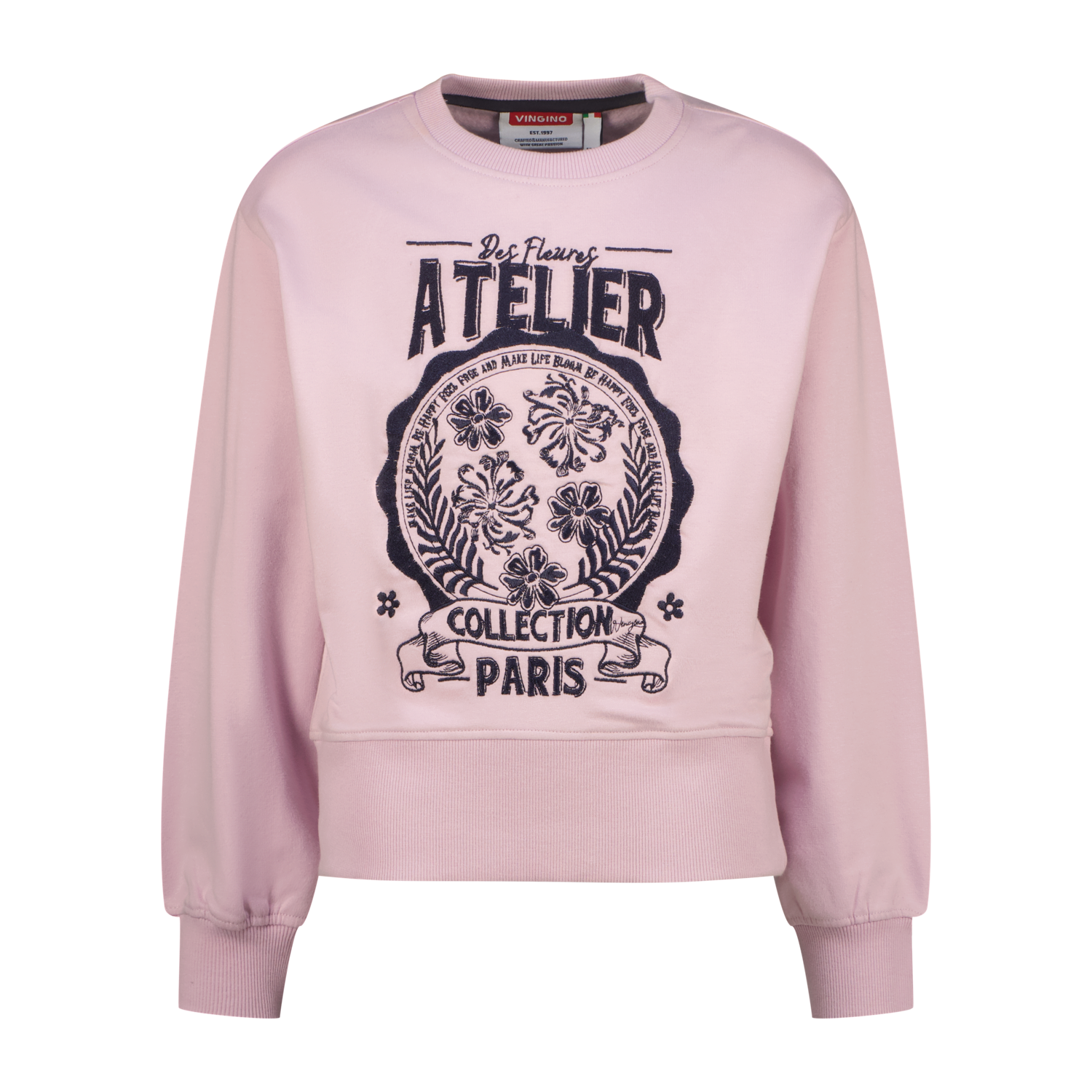 Vingino winter sweater meisjes - paars - Nydra - comfort fit